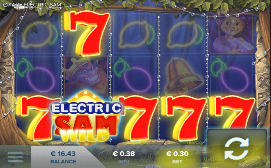 Play Electric Sam at Mr. Play Casino